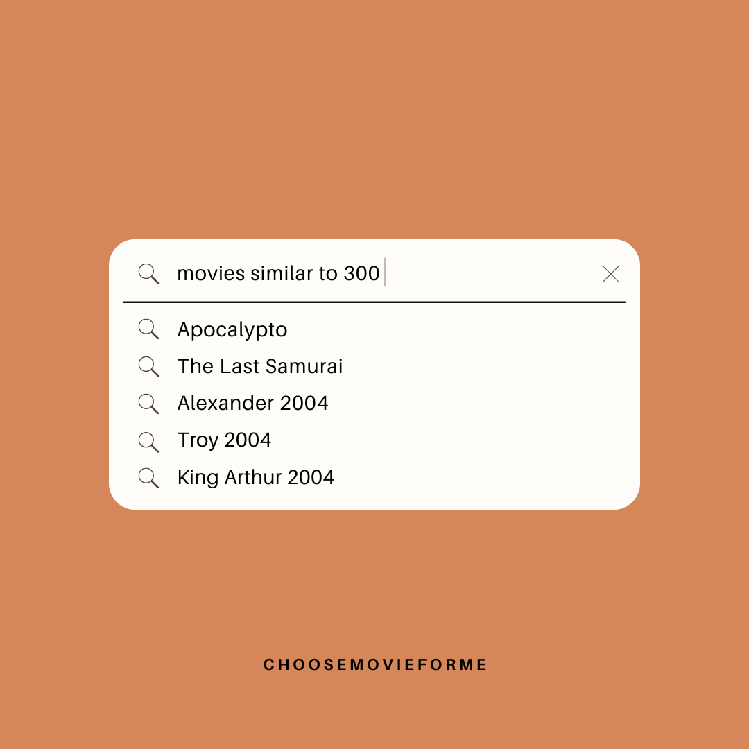 Five Best Movies Similar to 300